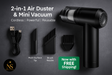 Portable Air Duster Wireless Vacuum Cleaner