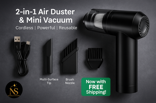 Portable Air Duster Wireless Vacuum Cleaner